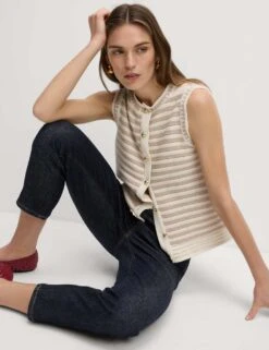 High Waisted Cropped Slim Fit Jeans -M&S high waisted cropped slim fit jeans 7