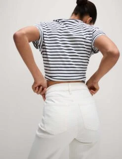 High Waisted Cropped Slim Fit Jeans -M&S high waisted cropped slim fit jeans 9