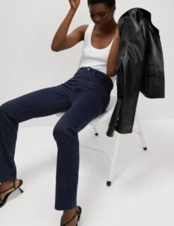 High Waisted Embellished Straight Leg Jeans 41 High Waisted Embellished Straight Leg Jeans -M&S high waisted embellished straight leg jeans 17