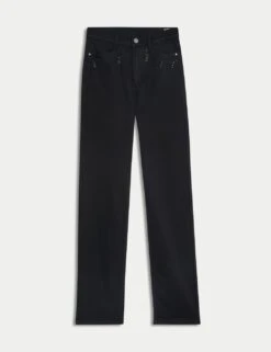 High Waisted Embellished Straight Leg Jeans 29 High Waisted Embellished Straight Leg Jeans -M&S high waisted embellished straight leg jeans 7