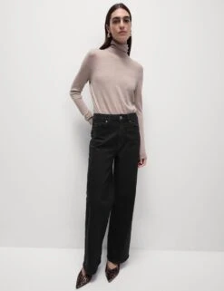 The Wide-Leg Jeans -M&S high waisted wide leg jeans 7