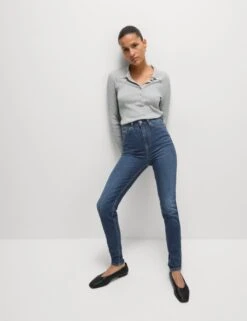 Ivy Supersoft High Waisted Skinny Jeans -M&S ivy supersoft high waisted skinny jeans 15