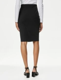 Jersey Knee Length Pencil Skirt -M&S jersey knee length pencil skirt 11