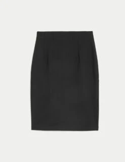 Jersey Knee Length Pencil Skirt -M&S jersey knee length pencil skirt 14