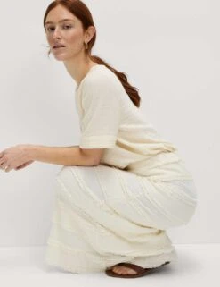 Jersey Midaxi A-Line Skirt -M&S jersey midaxi a line skirt 7