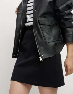 Jersey Mini A-Line Skirt -M&S jersey mini a line skirt 5