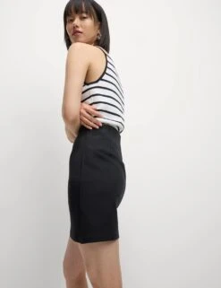 Jersey Mini A-Line Skirt -M&S jersey mini a line skirt 6