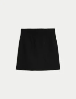 Jersey Mini A-Line Skirt -M&S jersey mini a line skirt 9