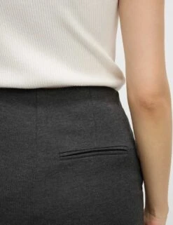 Jersey Twill Straight Leg Trousers -M&S jersey twill straight leg trousers 14