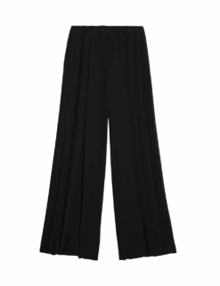 Knife Pleat High Waisted Trousers -M&S knife pleat high waisted trousers