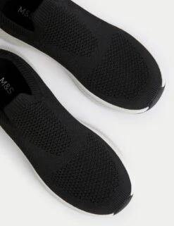 Knitted Slip On Trainers -M&S knitted slip on trainers 12