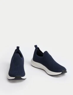 Knitted Slip On Trainers -M&S knitted slip on trainers 7