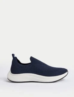 Knitted Slip On Trainers -M&S knitted slip on trainers 8