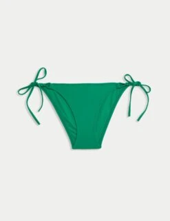 Knot Detail Tie Side Bikini Bottoms -M&S knot detail tie side bikini bottoms 7
