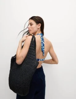 Knot Front Halterneck Plunge Bikini Top -M&S knot front halterneck plunge bikini top 7