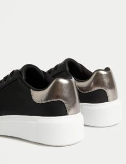 Lace Up Platform Trainers -M&S lace up platform trainers 8