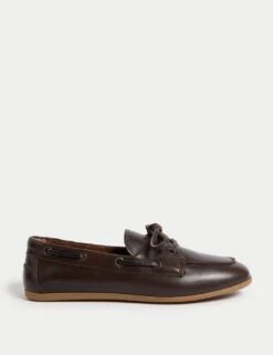 Leather Boat Shoes 19 Leather Boat Shoes -M&S leather boat shoes 5