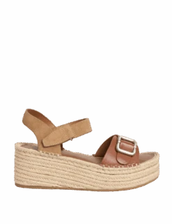 Leather Buckle Flatform Espadrilles -M&S leather buckle flatform espadrilles 1