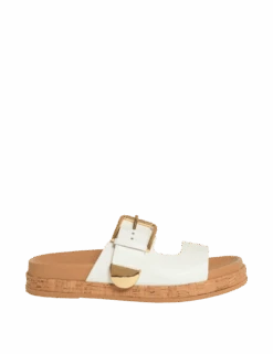 Leather Buckle Footbed Sandals -M&S leather buckle footbed sandals 1