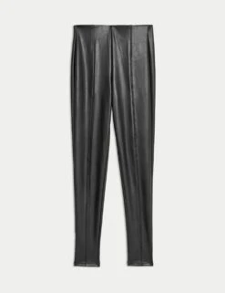 Leather Look Leggings -M&S leather look leggings 6