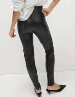 Leather Look Leggings -M&S leather look leggings 7
