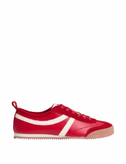 Leather Stripe Trainers -M&S leather stripe trainers 2