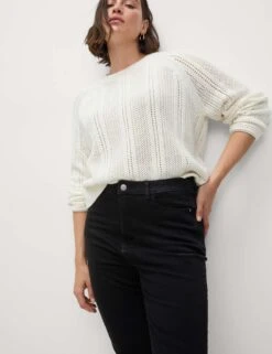 Lily Magic Shaping High Waisted Jeans -M&S lily magic shaping high waisted jeans 15