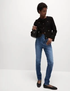 Lily Magic Shaping High Waisted Jeans -M&S lily magic shaping high waisted jeans 8