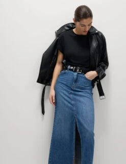 Linen Blend T-Shirt -M&S linen blend t shirt 12