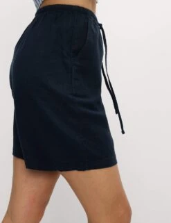 Linen Rich High Waisted Shorts 30 Linen Rich High Waisted Shorts -M&S linen rich high waisted shorts 7