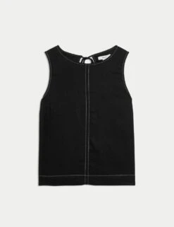 Linen Rich Regular Fit Vest 34 Linen Rich Regular Fit Vest -M&S linen rich regular fit vest 12