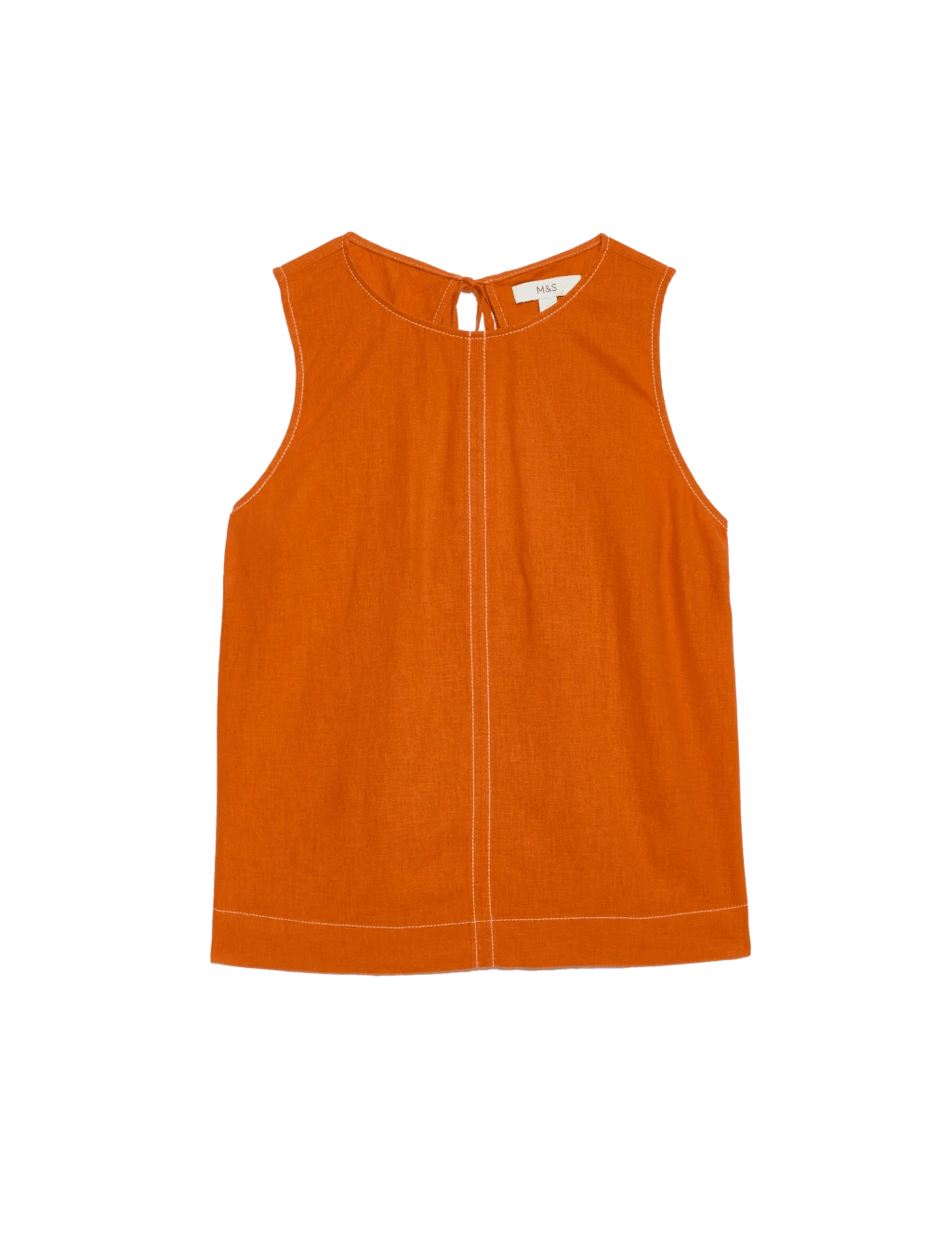 Linen Rich Regular Fit Vest 11 Linen Rich Regular Fit Vest - Image 9