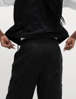 Lyocell Rich Joggers With Cotton & Linen -M&S lyocell rich joggers with cotton 1