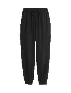 Lyocell Rich Joggers With Cotton & Linen -M&S lyocell rich joggers with cotton