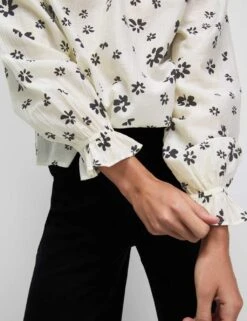 Lyocell Rich Printed Blouse -M&S lyocell rich printed blouse 11