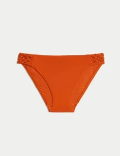 Macrame Detail High Leg Bikini Bottoms -M&S macrame detail high leg bikini bottoms 12