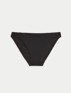 Macrame Detail High Leg Bikini Bottoms -M&S macrame detail high leg bikini bottoms 6