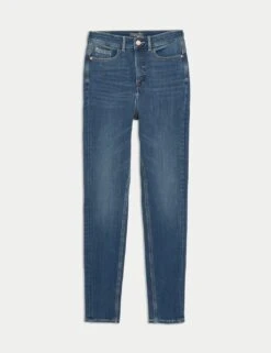 Magic Shaping High Waisted Skinny Jeans -M&S magic shaping high waisted skinny jeans 9