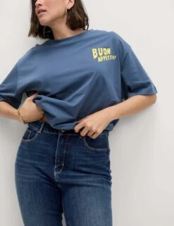 Magic Shaping High Waisted Slim Flare Jeans -M&S magic shaping high waisted slim flare jeans 12