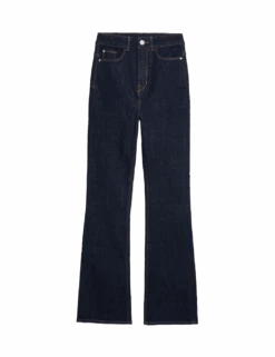 Magic Shaping High Waisted Slim Flare Jeans -M&S magic shaping high waisted slim flare jeans
