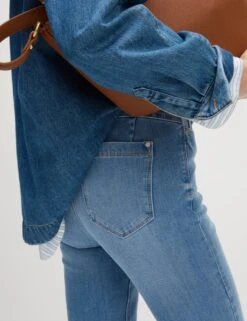 Magic Shaping High Waisted Straight Leg Jeans -M&S magic shaping high waisted straight leg jeans 16