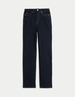 Magic Shaping High Waisted Straight Leg Jeans -M&S magic shaping high waisted straight leg jeans 6