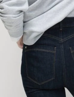 Magic Shaping High Waisted Straight Leg Jeans -M&S magic shaping high waisted straight leg jeans 8