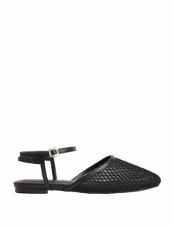 Mesh Ankle Strap Flat Sandals -M&S mesh ankle strap flat sandals