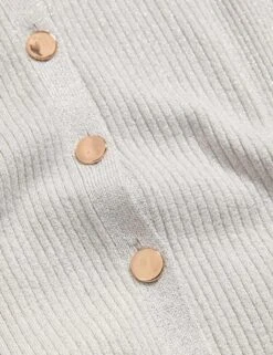 Metallic Crew Neck Slim Fit Cardigan -M&S metallic crew neck slim fit cardigan 16