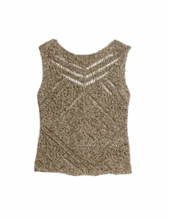 Metallic Vest With Cotton -M&S metallic vest with cotton 1