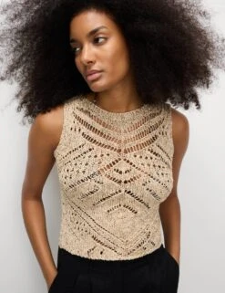 Metallic Vest With Cotton -M&S metallic vest with cotton 11