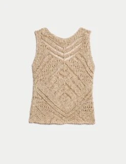 Metallic Vest With Cotton -M&S metallic vest with cotton 6