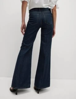Mid Rise Flared Jeans -M&S mid rise flared jeans 14