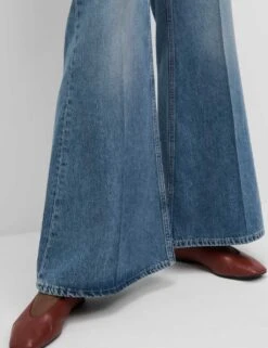 Mid Rise Flared Jeans -M&S mid rise flared jeans 7